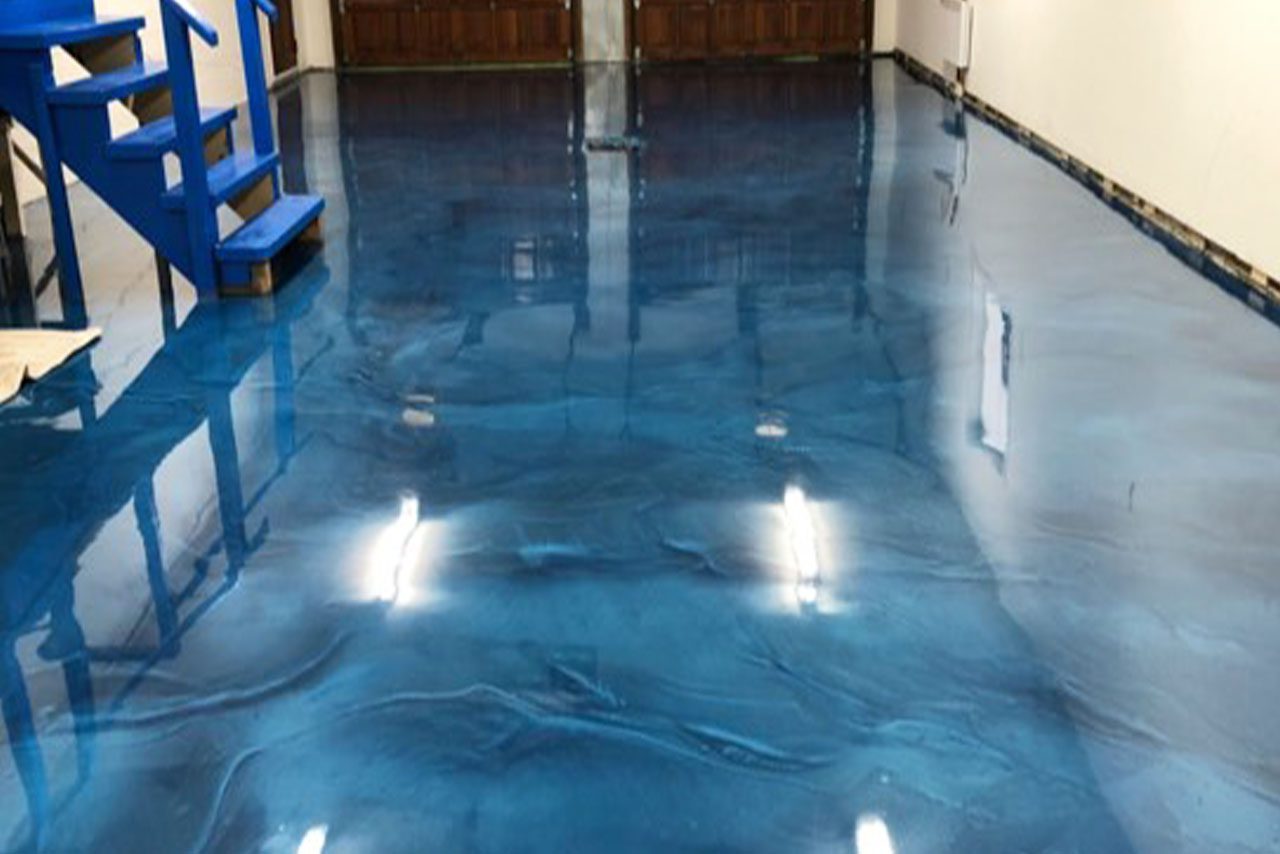 plancher de garage epoxy