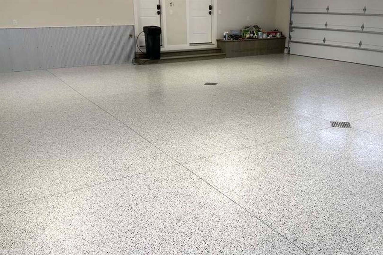 plancher garage epoxy