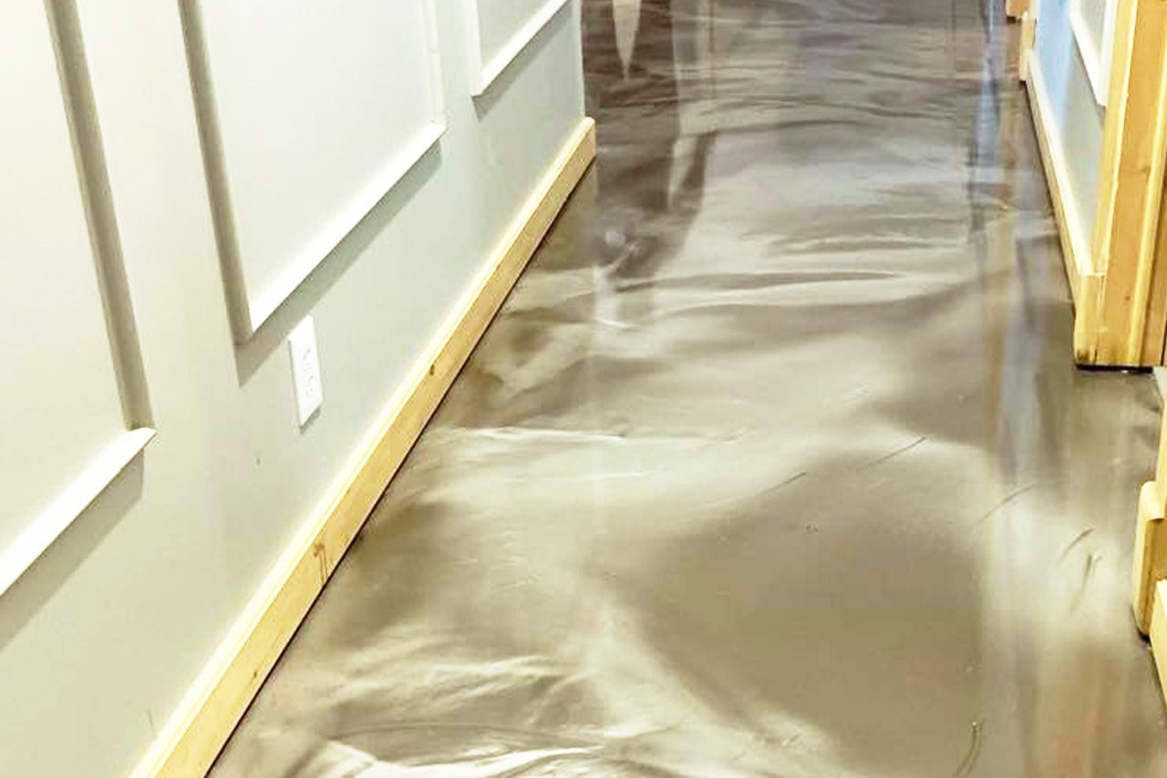 plancher epoxy sous-sol prix